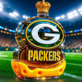 Green Bay Packers Whiskey Bottle