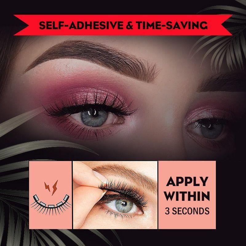 Waterproof – Reusable Self-adhesive Eyelashes