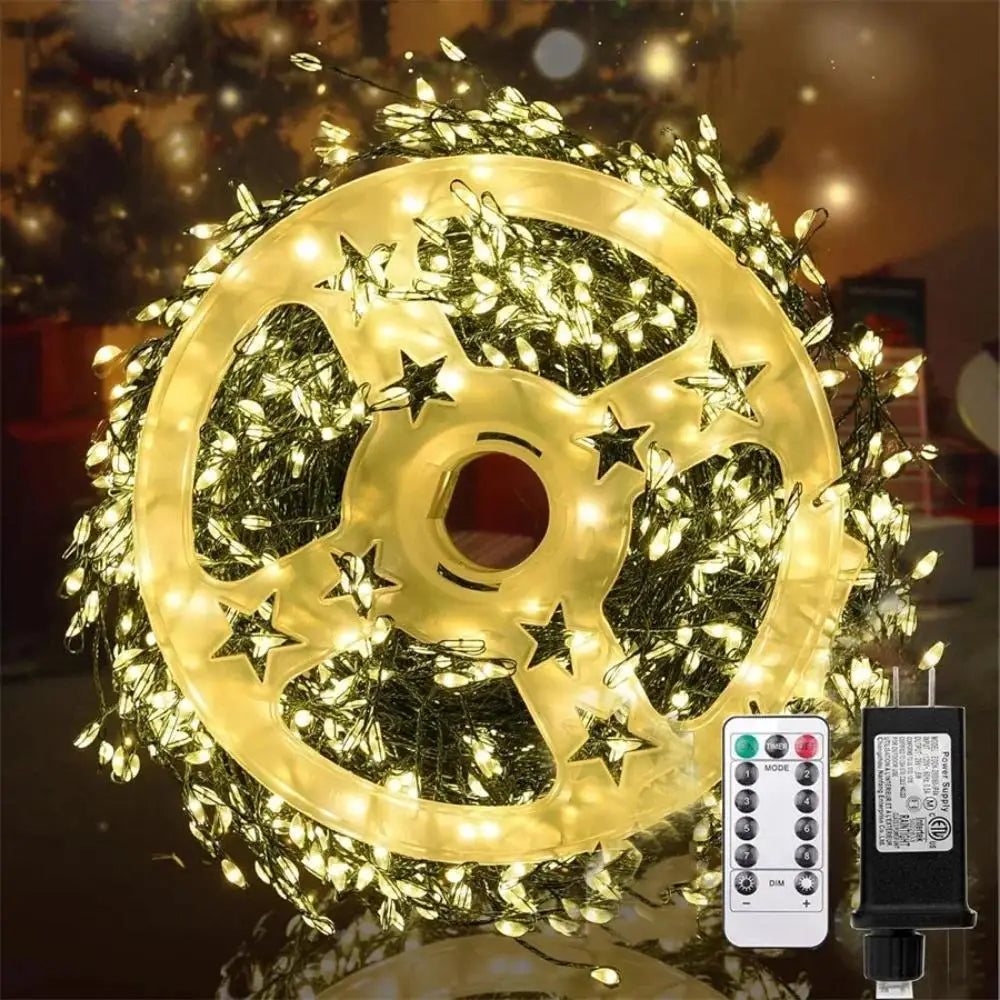 LED Firework String Lights Ignisia | With Remote Control | 30–75 m | 900–2000 LEDs | IP65 Waterproof | For Christmas, Halloween & Celebrations