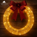 Glorina Wreath – Glowing Christmas Magic for Indoor and Outdoor