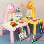 DinoDraw Deluxe Drawing Board – Reusable Art Station for Kids – Creative and Educational Fun