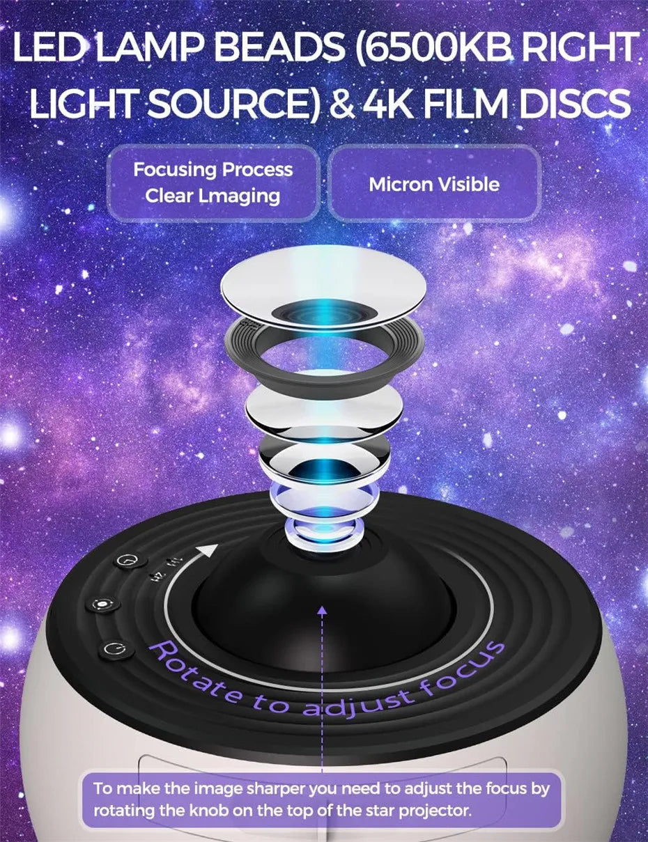 360° Rotate Planetarium Projector Night Lamp