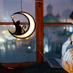 Moon Cat Decoration Pendant made of Acrylic