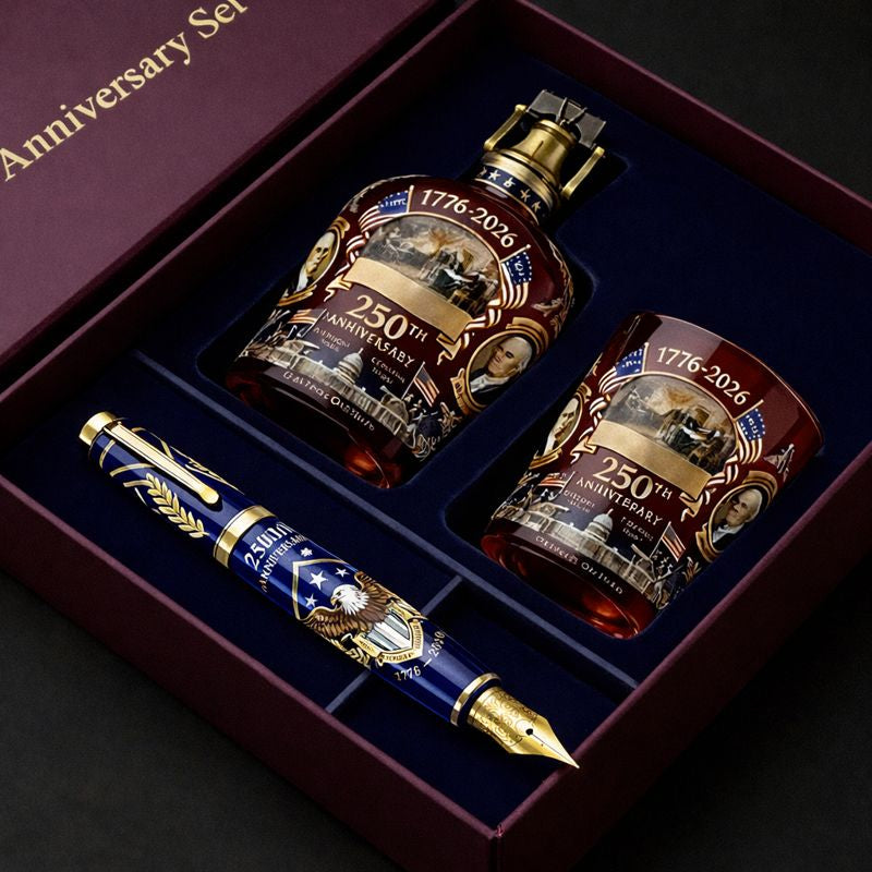 US 250th Anniversary 1776-2026 Edition Whiskey Bottle-Set
