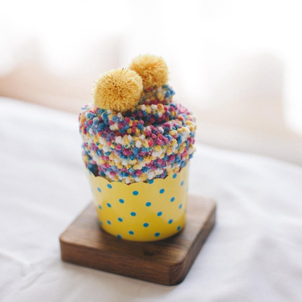PomPom - Speckled Cupcake Socks