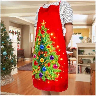 Christmas Cute Cooking Apron - Set of 6 - Home Kitchen Cooking Baking Oil-proof Apron