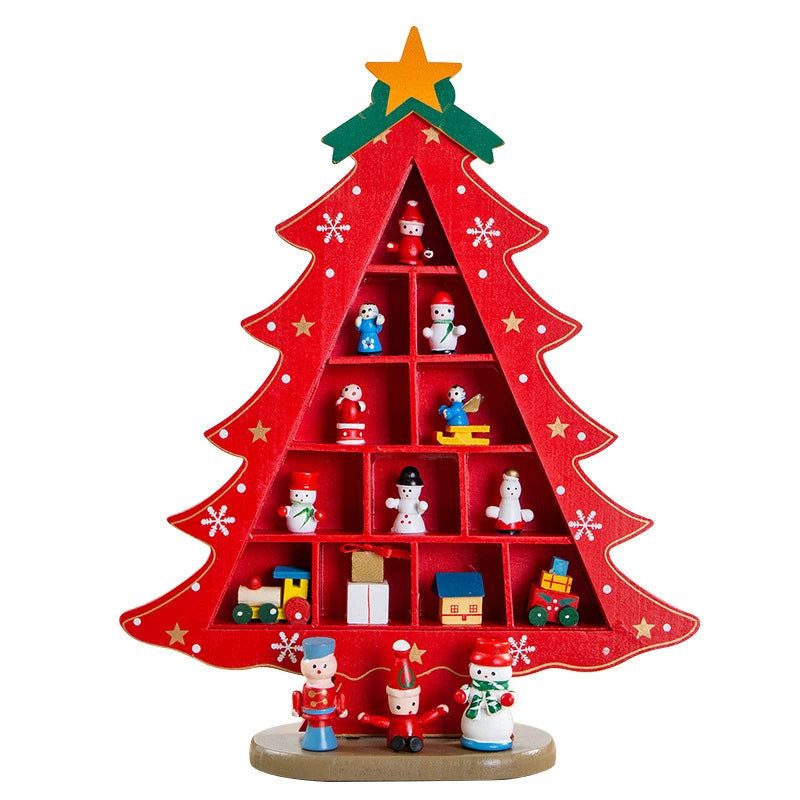 Mini Cartoon Christmas Tree Desktop Ornament