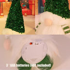 Christmas Gnome Decoration | LED Night Light | Warm Glow Holiday Ornament