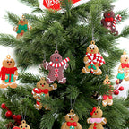 Gingerbread Man Christmas Tree Ornament