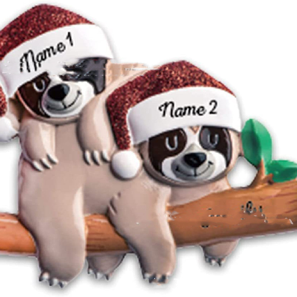 Acrylic Personalized Family Christmas Ornament w.Koala Bears; One for each family member