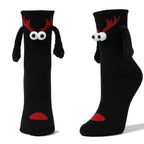 Magnetic Socks Winter Edition Couple Hand in Hand Socks