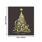 Christmas tree window sticker