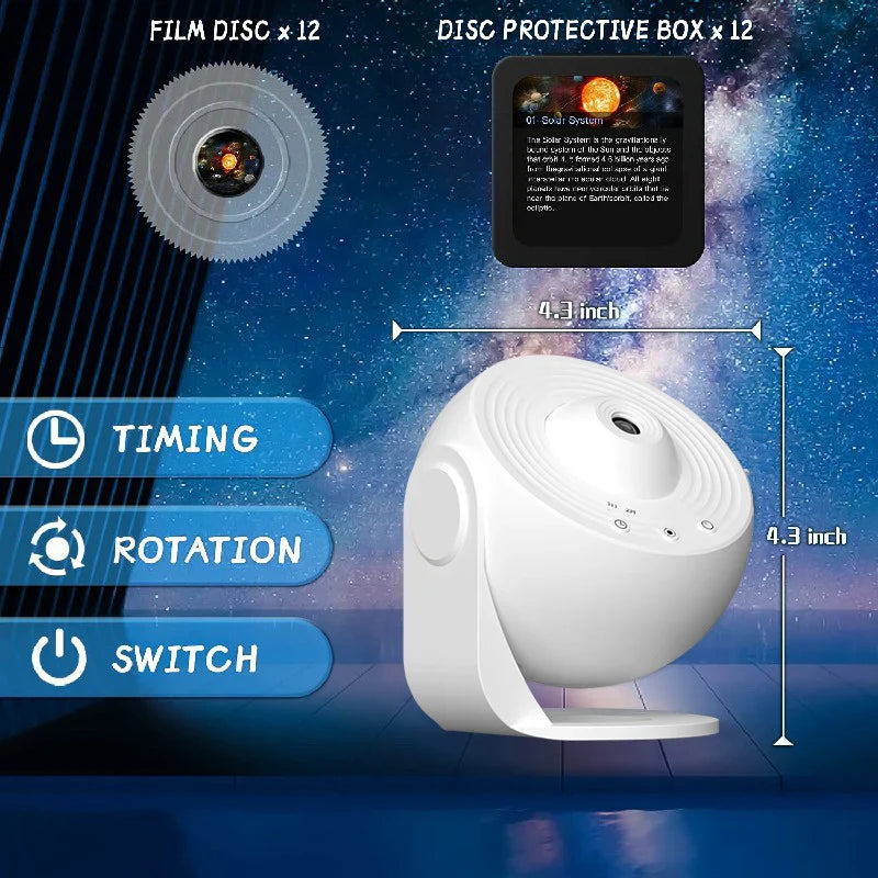 360° Rotate Planetarium Projector Night Lamp