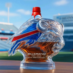 RARE Buffalo Bills 65th Anniversary Whiskey Bottle