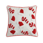 3D Tufted Velvet Christmas Throw Pillow