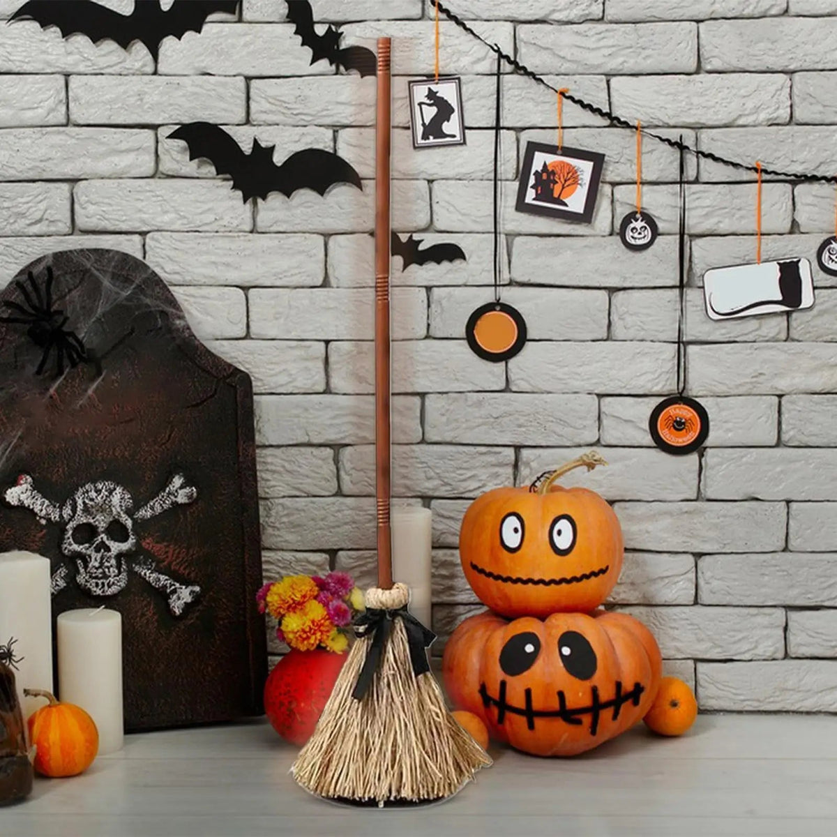 Spooky Floating Broom stick
