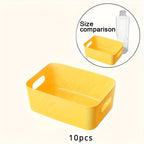 OrganiseerGemak - Set of 10 Wall Storage Boxes for Cosmetics and Snacks