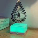 Rotating ambient light made of metal