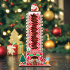Wooden Santa Claus Detachable Countdown Display Stand