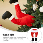 Christmas Decoration | JollyLegs Festive Hanging Ornament | Durable Fabric | Easy Setup