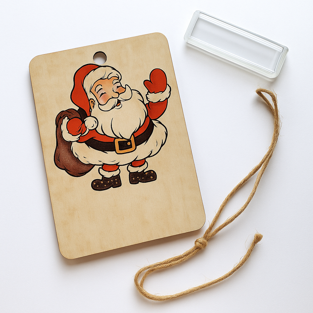 Christmas Money Holder Wooden Gift Card Ornament Decoration