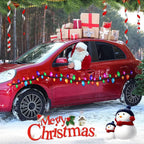Weatherproof magnetic Christmas lights with mirror gloss