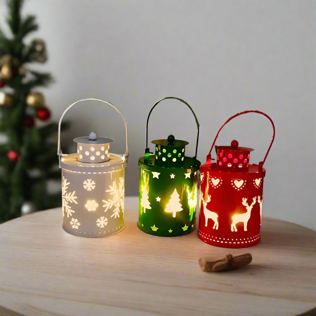 LED Festive Glow Lanterns – Enchanting Candle Lights for a Magical Christmas Ambiance