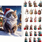 Vintage Cat Advent Calendar for Cat Lovers at Christmas