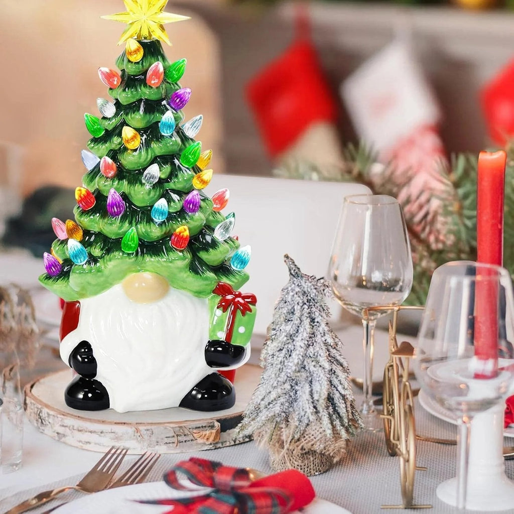 DIY Lighted Christmas Gnome Tree - A Heartwarming Gift for the Family