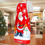 Christmas Cute Cooking Apron - Set of 6 - Home Kitchen Cooking Baking Oil-proof Apron