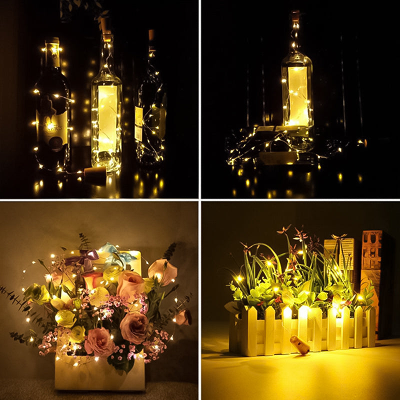 LED Bottle Light Cork Night Light DIY Decor Gift