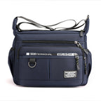 Men's messenger bag with multiple pockets