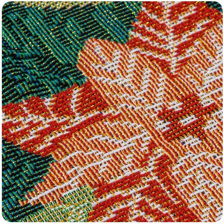 Christmas Squirrel Tree Jacquard Tapestry Throw