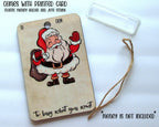 Christmas Money Holder Ornament | Wooden Hanging Decoration | Handcrafted Holiday Gift Surprise