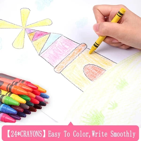 Deluxe Kids Art Supplies Set