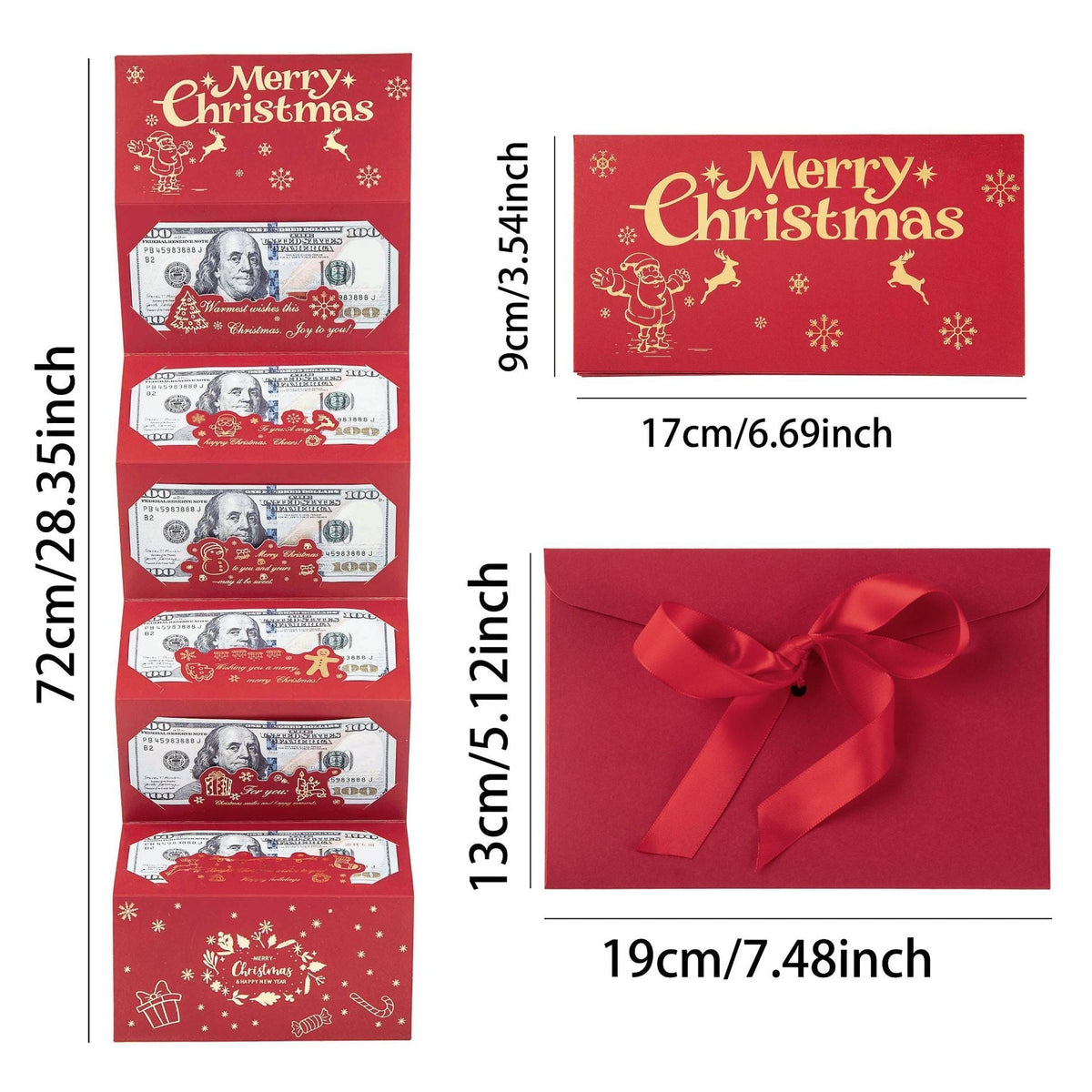 Folding red envelope