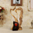 Wood decorations ornaments love forever