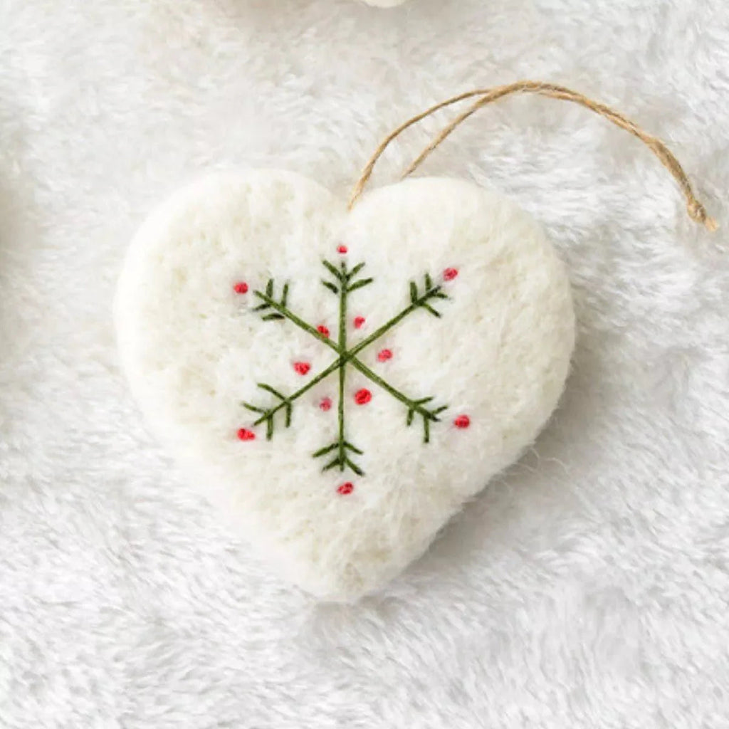 Christmas Felt Snowflake Ornament
