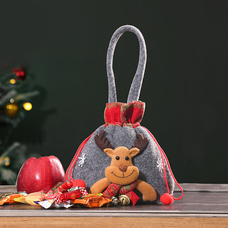 Christmas gift bag zipper design