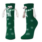 Magnetic Socks Winter Edition Couple Hand in Hand Socks