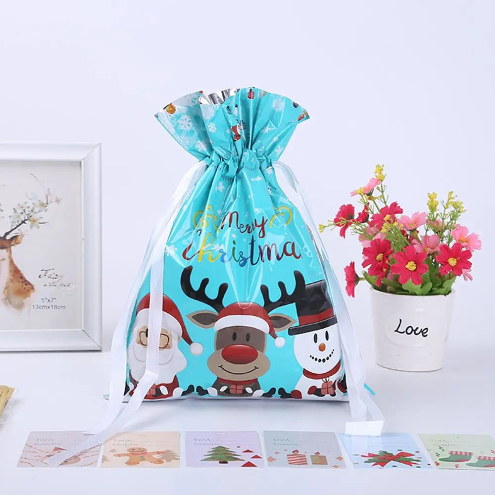 Drawstring Gift Wrapping Bags 5Pcs