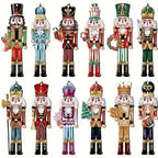 Elegant Nutcracker Soldier Set with Festive Finish