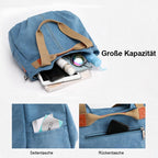 Sailcloth shoulder bag with large capacity