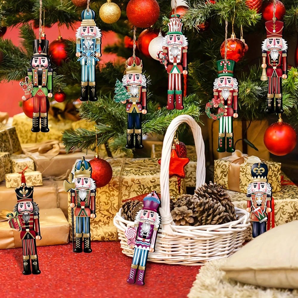 Elegant Nutcracker Soldier Set with Festive Finish
