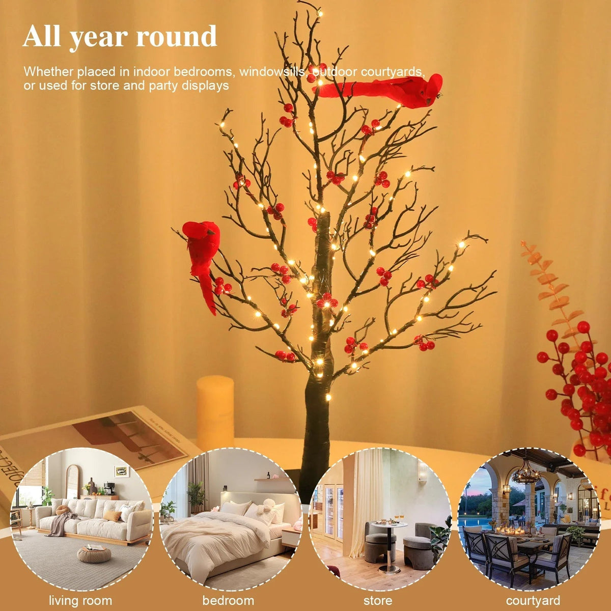Vintage Glowing Tree