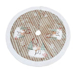 Christmas Tree Bottom Decoration Tree Skirt 98cm Flannel Old Man Tree