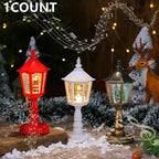 Illuminated Snow Globe Lantern for Magical Christmas Decoration