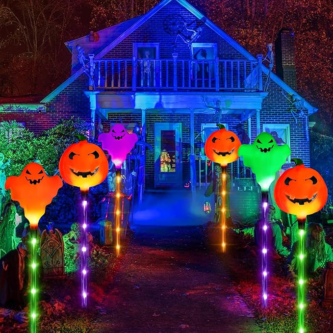 Solar Halloween Pathway Lights
