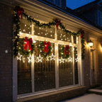 LED star light chain for cozy Christmas evenings