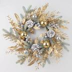 Golden Christmas Plastic Wire Garland Rattan Decorations